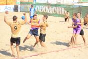 Портовик-1 - Портовик-2. Финал чемпионата Украины по пляжному гандболу г. Ильичевск
